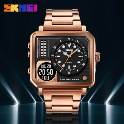 Skmei Gold Digital Quartz Montres