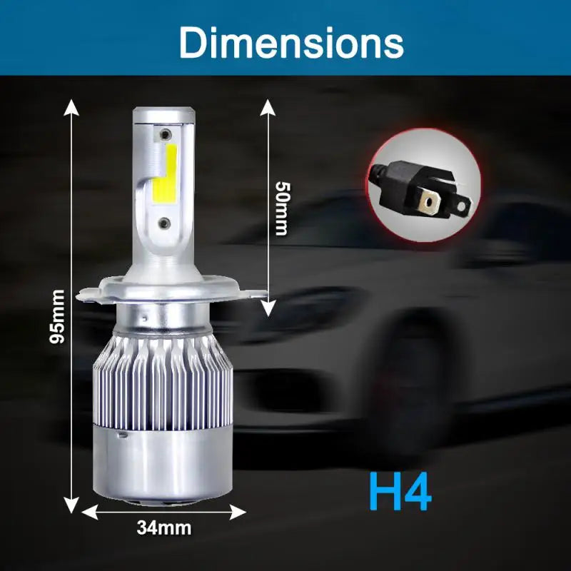 Ampoules de phares de voiture LED C6